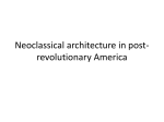 Neoclassical architecture in post