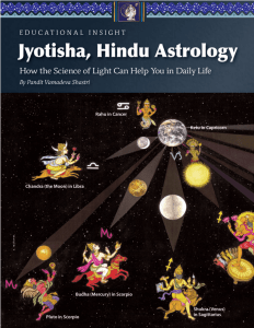 Educational Insight: Jyotisha, Hindu Astrology