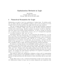 Optimization methods in logic