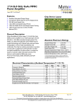 17.0-26.0 GHz GaAs MMIC Power Amplifier