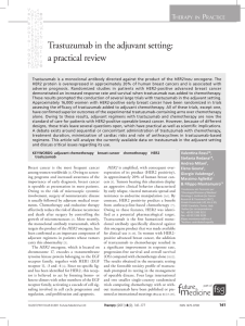 Trastuzumab in the adjuvant setting: a practical review