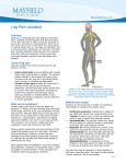 Leg Pain (sciatica)