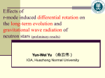 Effects of r-modes induced differential rotation on long-term