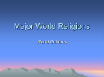 Major World Religions - Mr. Davis` World History Webpage!