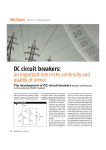 DC circuit breakers