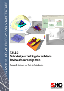 T.41.B.3 Solar design of buildings for architects