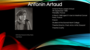 Antonin Artaud - WordPress.com