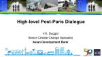 High-level Post-Paris Dialogue