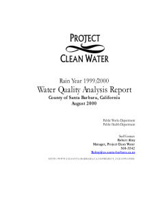 Water Quality Analysis Report