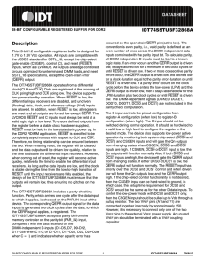 idt74sstubf32868a - Integrated Device Technology