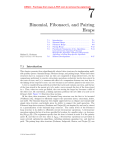 Binomial, Fibonacci, and Pairing Heaps