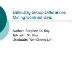 Detecting Group Differences: Mining Contrast Sets