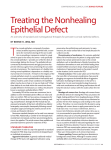 Treating the Nonhealing Epithelial Defect