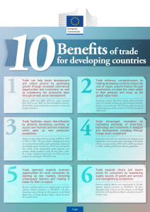 10 key benefits of Trade for Developing countries