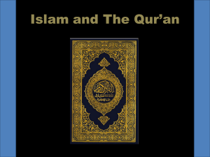 Islam and The Qur`an