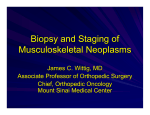 Biopsy and Staging of Musculoskeletal Neoplasms