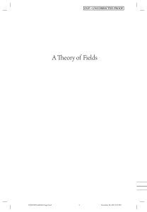 A Theory of Fields - UC Berkeley Sociology