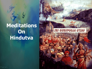 Meditations On Hindutva
