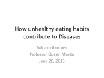 How unhealthy eating habits contribute to Diseases
