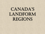 Landform regions of Canada - PPT