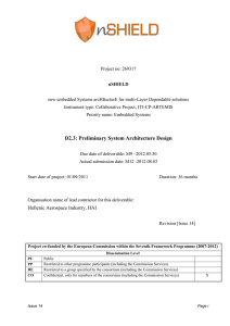 D2.3 Preliminary system architecture design