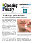 Choosing a pain reliever - National Business Group on Health