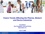 Future Trends Affecting Pharma Biotech and Devices