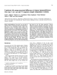 Consistent risk group-associated differences in human