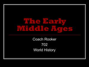 Medieval Europe-Section 1 PowerPoint