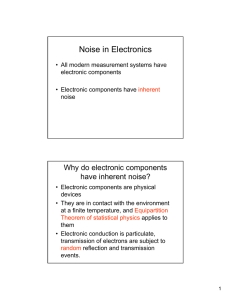 Noise in Electronics