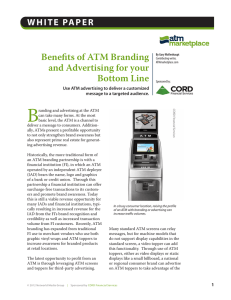Benefits of ATM Branding and Advertising for your Bottom Line