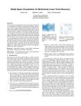 Model Space Visualization for Multivariate Linear Trend Discovery