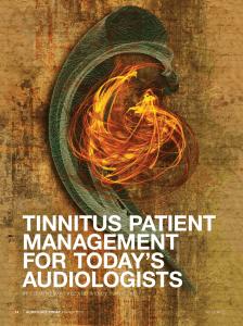 tinnitus patient management for today`s audiologists