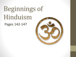 6.3 Beginnings of Hinduism Slides