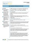 CD4 response to treatment depends on baseline CD4, viral