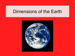 Dimensions of the Earth