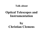 Optical Telescopes and Instrumentation by Christian Clemens