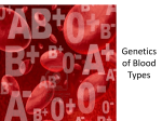 Genetics of Blood Types