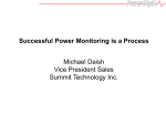 Successful Power Monitoring is a Process 2009