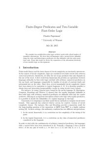 Finite-Degree Predicates and Two-Variable First-Order Logic