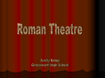 Roman Theatre - GHS Foothiller Players