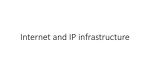 Internet and IP infrastructure
