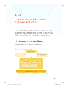 Long-term economic potential and structural policy