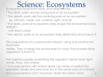 Science: Ecosystems