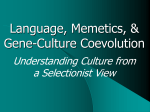 Language and Memetics
