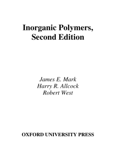 Inorganic Polymers, Second Edition