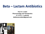 Beta – Lactam Antibiotics