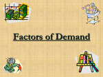Factors of Demand - Flushing Community Schools