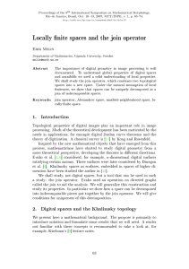 Locally nite spaces and the join operator - mtc-m21b:80