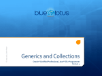 Generics and Collections